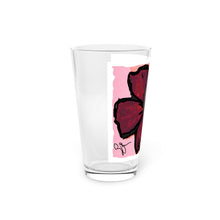 Load image into Gallery viewer, Hibiscus Dream Pint Glass, 16oz
