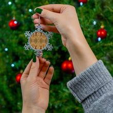 Load image into Gallery viewer, Martha&#39;s Robe Pewter Snowflake Ornament
