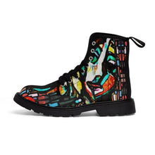 Load image into Gallery viewer, &quot;Slightly Mad&quot; Men&#39;s Canvas Boots
