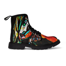 Load image into Gallery viewer, &quot;Slightly Mad&quot; Men&#39;s Canvas Boots
