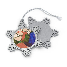 Load image into Gallery viewer, The Magus Pewter Snowflake Ornament
